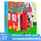 英文原版 Open The Barn Door Find a Cow 農(nóng)場動(dòng)物認(rèn)知擬聲詞趣味手掌翻翻書 0-3歲幼兒親子啟蒙早教讀物 綠山墻