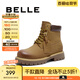 百麗（Belle）又見(jiàn)曠野工裝靴女商場(chǎng)款戶外休閑短靴B9S1DDD4 棕色-單里-女款 38 (240mm)