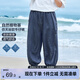 左西男童牛仔褲夏季輕薄褲子2025新款兒童防蚊褲長(zhǎng)褲 深牛仔色 150