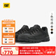 CAT卡特新品男士戶外牛皮城市機(jī)能低幫休閑鞋商場(chǎng)同款七夕禮物 黑色 42