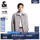 杰克·瓊斯（JACK&JONES）男裝春秋時(shí)尚百搭可拆卸加絨內(nèi)膽多色可選尖領(lǐng)毛呢大衣224427018 淺花灰色G41 厚款 淺花灰色G41 M 175