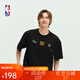 NBA官方東契奇/庫里/詹姆斯球隊(duì)文化系列男女同款T恤 庫里（黑色） XL