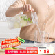 樂扣樂扣（LOCK&LOCK）透明蓋涼水壺 玻璃冷水壺泡茶壺帶把家用大容量耐高溫杯子1.3L