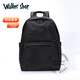 Walker Shop【2025年新款】雙肩包時(shí)尚尼龍牛津布背包輕便防潑水休閑旅行包 黑色14寸【29*14*39CM】