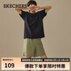 斯凱奇（SKECHERS）男士時(shí)尚休閑褲百搭舒適短褲L225M080
