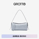 GROTTO個(gè)樂(lè)25年新款筆筒包女士手提包單肩斜挎手機(jī)小包迷你款七夕禮物 霧霾藍(lán) MINI