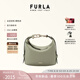 芙拉（FURLA）【七夕禮物】NUVOLA牛皮迷你小包女士時尚潮流手提包小拎包高級感 綠色