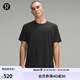 lululemon丨Metal Vent Tech 男士運動短袖 T 恤 透氣 LM3DOWS 運動上衣 石墨灰/黑 M