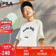 FILA KIDSx原田治聯(lián)名系列斐樂兒童短T2025年夏季中大童上衣