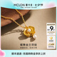 曼卡龍黃金項鏈蝶舞金蘭足金項鏈古法貝珠工藝小眾計價禮物 蝶舞金蘭項鏈 6.46g