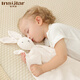 insular嬰兒兔兔安撫巾安撫玩偶新生兒睡覺(jué)神器口水巾禮物 兔兔安撫巾-米白色