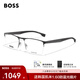 HUGO BOSS雨果博斯眼鏡框男士商務(wù)半框近視眼鏡架碳纖維材質(zhì)可配度數(shù) 1487 0AN