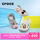 卡駱馳crocs洞洞鞋拖鞋男女同款卡駱班學(xué)生鞋輕便耐磨休閑鞋|11016 白色-100 37 /38(230mm)