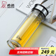 希諾（HEENOOR） 玻璃杯雙層男女士大容量商務(wù)水杯帶過濾網(wǎng)耐熱辦公泡茶杯子 禮盒裝 395ml
