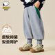 史努比（SNOOPY）男童褲子兒童衛(wèi)褲中小童休閑長褲寶寶時(shí)尚束腳口褲童年童趣淺花灰