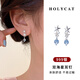 Holycat懷里貓999銀海星耳釘女小眾輕奢耳環(huán)2025新款高級感耳飾生日禮物送女生 雙海星耳釘一對