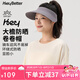 HeyBetter成人防曬帽大帽檐超輕可機(jī)洗戶外遮陽帽 百搭灰（深灰） 均碼