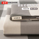金號老粗布床單單件 加厚被單學(xué)生宿舍床上用品單件 150*230cm 灰格