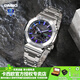 卡西歐（CASIO）【禮物】男表GSHOCK卡西歐東京暮色小方塊金銀磚太陽能運動電子表 GM-B2100PC-1APRT新一代炫彩銀鋼