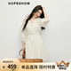 紅袖復(fù)古國(guó)風(fēng)連衣裙2025夏季新款女裝重工刺繡燈籠袖V領(lǐng)氣質(zhì)雪紡裙 淺米005 M