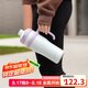 樂(lè)扣樂(lè)扣（LOCK&LOCK）巨無(wú)霸陶瓷覆層保溫杯男女學(xué)生高顏值保溫保冷水杯帶把手1L天藍(lán)色