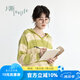 片斷毛衣女2025春季新款條紋連帽設(shè)計學(xué)院風(fēng)俏皮減齡休閑氣質(zhì)上衣 白綠 M 160/84A