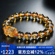 石玥珠寶精品10mm天然黃水晶貔貅手鏈本命年轉(zhuǎn)運(yùn)珠手串男女士款 水晶瑪瑙