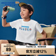 Skechers斯凱奇哆啦A夢(mèng)聯(lián)名款 男女童夏季純棉透氣限定短袖L325K070 【100%純棉】亮白色/0019/70 150
