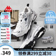 卡帕（Kappa）網(wǎng)面運(yùn)動(dòng)鞋子男鞋夏季透氣網(wǎng)鞋老爹鞋男厚底增高休閑鞋 奧運(yùn)灰 42