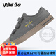 Walker Shop帆布鞋男2025年夏季新款透氣潮鞋休閑板鞋一腳蹬懶人男士舒適布鞋 灰色 42 【運動鞋碼】