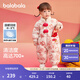 巴拉巴拉童裝寶寶羽絨連體衣新生兒衣服嬰兒2025春裝哈衣爬服紅色拜年服 白色調(diào)00311-白鴨絨 100 cm充絨量107g
