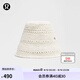 lululemon丨Cotton Crochet 女士棉混紡鉤針編織漁夫帽 LW9FOCS 淺象牙白 S/M