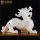 貝伊樂純銀貔貅擺件客廳玄關(guān)擺設(shè)辦公室桌面工藝品公司喬遷開業(yè)高檔禮品 母貔款式一46*27*35cm502g±3g