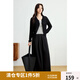 獨(dú)束大碼女裝2025春季新款原紗防曬針織開衫氣質(zhì)顯瘦百搭抗菌小衫 黑色 2XL （尺碼：4） (尺碼：4)