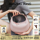 Amazing Song乙頌女包【七夕禮物】半月包小號(hào)單肩斜挎包女小眾精致牛皮月牙包 蜜桃粉【升級(jí)拉鏈口袋設(shè)計(jì)】
