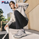 FILA斐樂官方男鞋老爹鞋運動鞋2025秋季新款鞋子厚底蘑菇休閑鞋男 雨霧灰/自然灰-NN 43