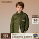 PawinPaw卡通小熊童裝秋冬新款男童保暖羽絨服舒適防風(fēng) Green綠色/40 120 cm 充絨量56.3g