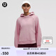 lululemon丨Scuba 女士寬松款側(cè)開口連帽衫 LW3IU6S 薔薇粉 M /L