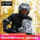 SULAITE摩托車夏季騎行服仿賽機車服騎士服越野賽車防摔男女四季騎行裝備 【黑色套裝】防寒保暖/可拆內(nèi)襯 3XL