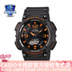 卡西歐（CASIO） 男表女表卡西歐手表男女情侶表學(xué)生時(shí)尚運(yùn)動(dòng)表太陽能雙顯電子表 太陽能表：AQ-S810W-8賽亞灰橘