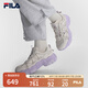 FILA 斐樂貓爪6老爹鞋女鞋2025夏季新款老爹鞋休閑鞋厚底鞋運動鞋 奶白-GS 38