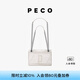 PECO946單肩真皮鏈條中號(hào)嬉皮包新款油蠟皮斜挎包送女友禮物 臟白色 頭層油蠟牛皮 現(xiàn)貨