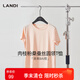 藍地短袖t恤女2025夏季新款簡約純色百搭打底衫圓領(lǐng)半袖上 肉桂粉 XL