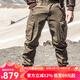 AKCLUB新復古回潮回潮秋冬vintage束腳M-65休閑褲男戰(zhàn)地工裝長褲1812706 卡其 31