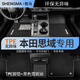 勝馬適用本田思域腳墊16-25款TPE全包圍款11/10代十一代十代汽車專用 雙層-TPE腳墊+黑色雪妮絲 十一代思域【22-25款】純油