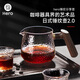 Hero日式錘紋壺咖啡壺耐高溫茶壺加厚玻璃手沖分享壺400ml 不帶杯子