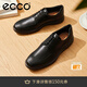 愛(ài)步（ECCO）商務(wù)皮鞋男鞋 男士休閑皮鞋德比鞋通勤正裝鞋男 S輕巧混合520324 黑色52032401001 42