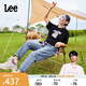 Lee【張凌赫代言】涼涼褲春夏413標(biāo)準(zhǔn)高腰小直腳淺藍(lán)女涼感牛仔褲 淺藍(lán)色 26