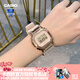 卡西歐（CASIO）女表g-shock都市女性中性時(shí)尚小方塊潮流送女友禮物運(yùn)動(dòng)電子手表 GM-S5600PG-4甜酷玫瑰-人氣女款