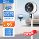 駱駝 CAMEL空氣循環(huán)扇電風(fēng)扇家用大風(fēng)力遙控落地扇渦輪換氣扇辦公室宿舍立式輕音風(fēng)扇 曜石黑-機(jī)械搖頭